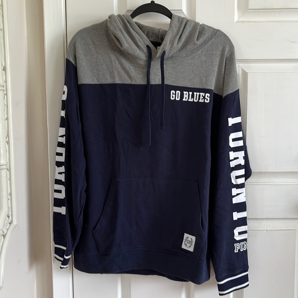Pink UofT Toronto Blues Sweater Hoodie